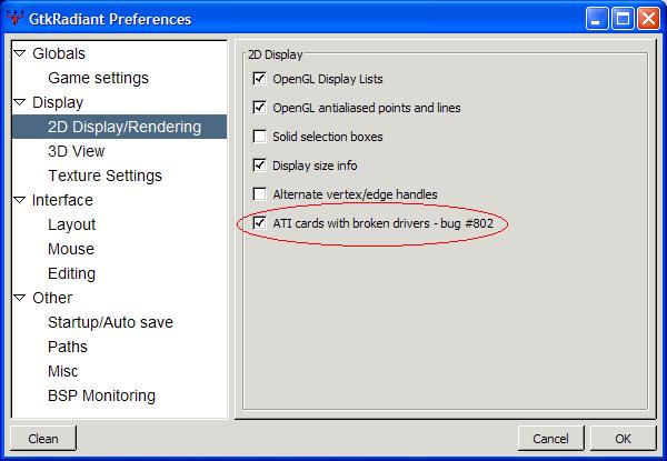 Preferences Window